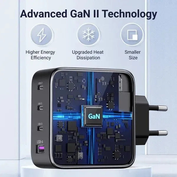 Charger-Ugreen-Nexode 100W Charger 4-Port 1USB A-3USB C-Gray-90928