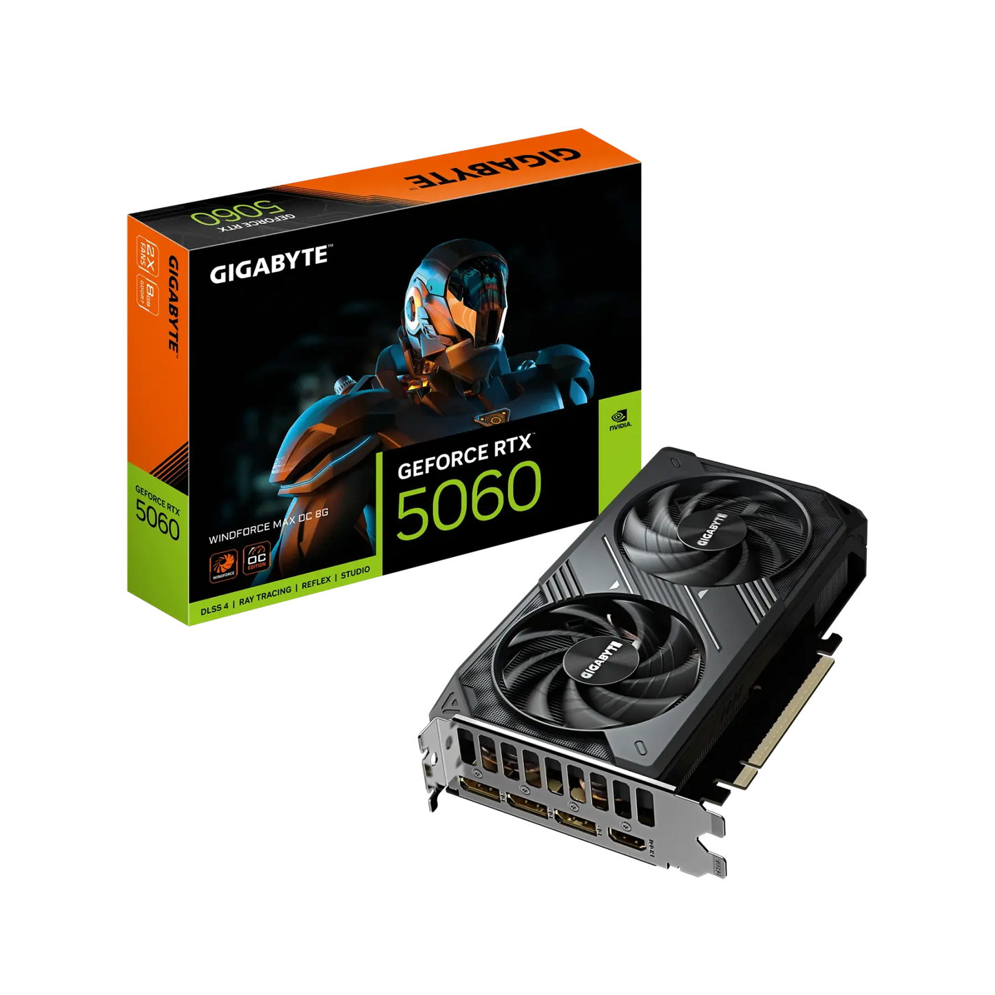 GIGABYTE RTX 5060 WINDFORCE MAX OC 8G GDDR7