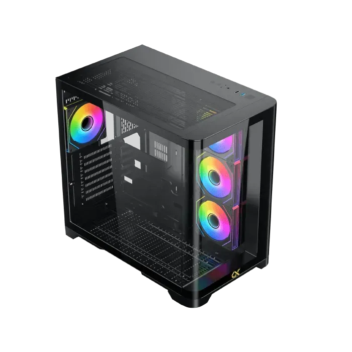 Xigmatek Crystal Storm RGB Curved TG Case