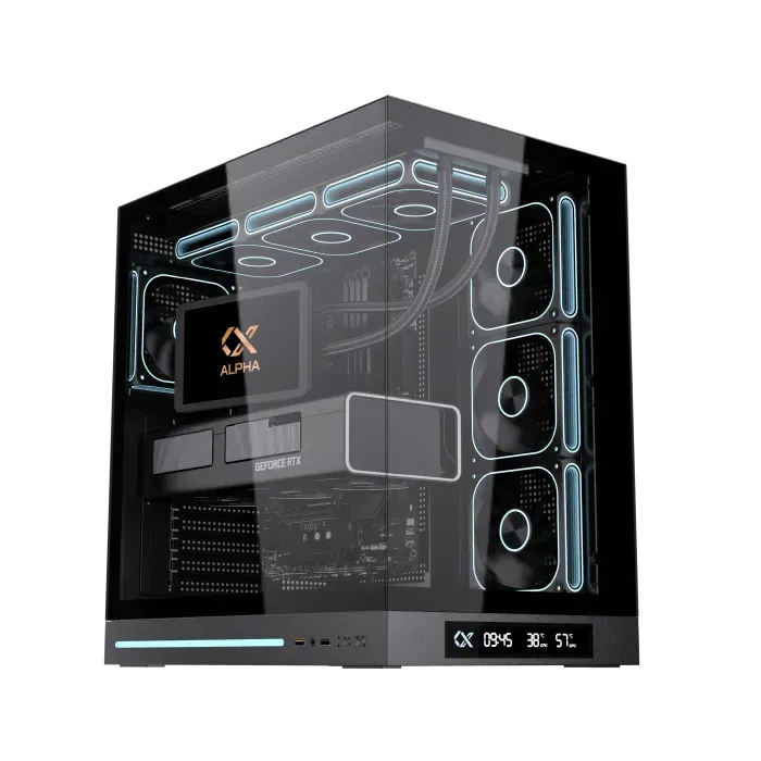 Xigmatek Cloud DGT LCD 4 Fans BTF Case