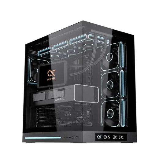 Xigmatek Cloud DGT LCD 4 Fans BTF Case