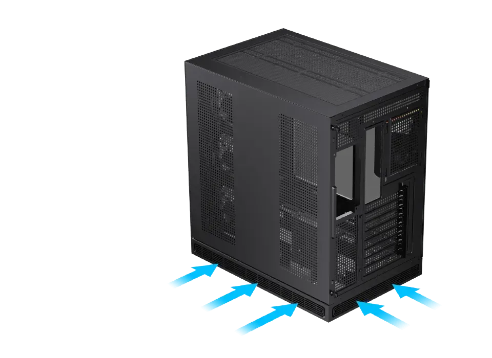 Xigmatek Cloud DGT LCD 4 Fans BTF Case