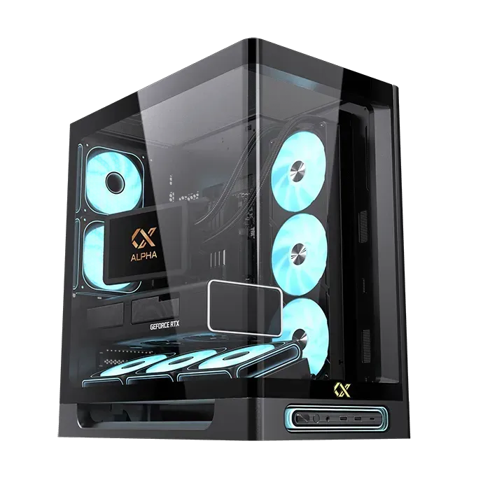Xigmatek Heaven 8 Fans ARGB BTF Type-C Case