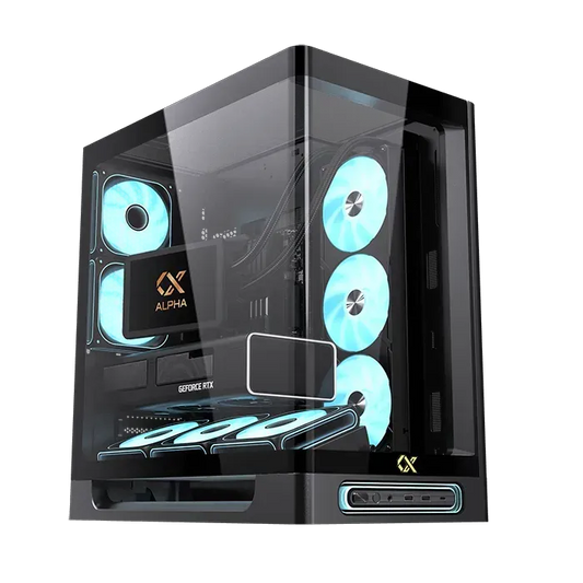 Xigmatek Heaven 8 Fans ARGB BTF Type-C Case