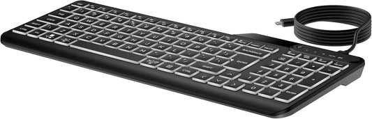 HP 400 Backlit Wired Keyboard-7N7C0AA#ABV
