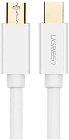 Ugreen-MD111-Mini DP Male to Male Cable-2m-White-10429
