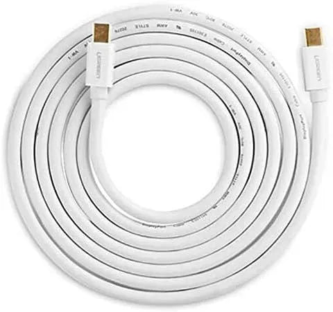 Ugreen-MD111-Mini DP Male to Male Cable-2m-White-10429