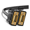 Ugreen-RS232 DB9-Adapter male to male-1.5m-Black-20153