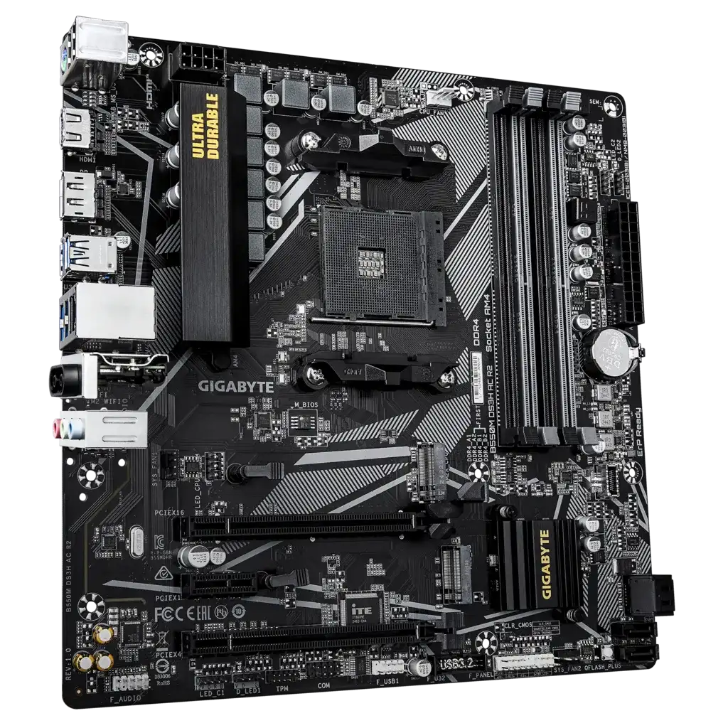 GIGABYTE B550M DS3H AC R2