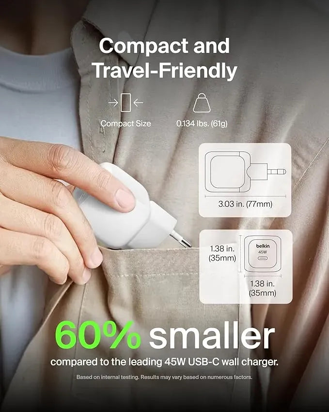 Belkin 45W USB PD Wall Charger with PPS