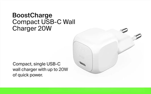 Belkin 20W USB-C Cube Wall Charger with PPS