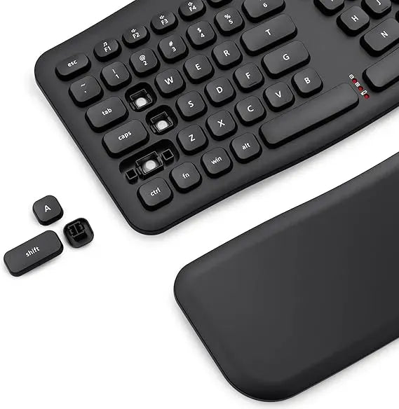 Redragon BS-7162MAX 2.4G Wireless Ergonomic Keyboard and Mouse Bundle – Black