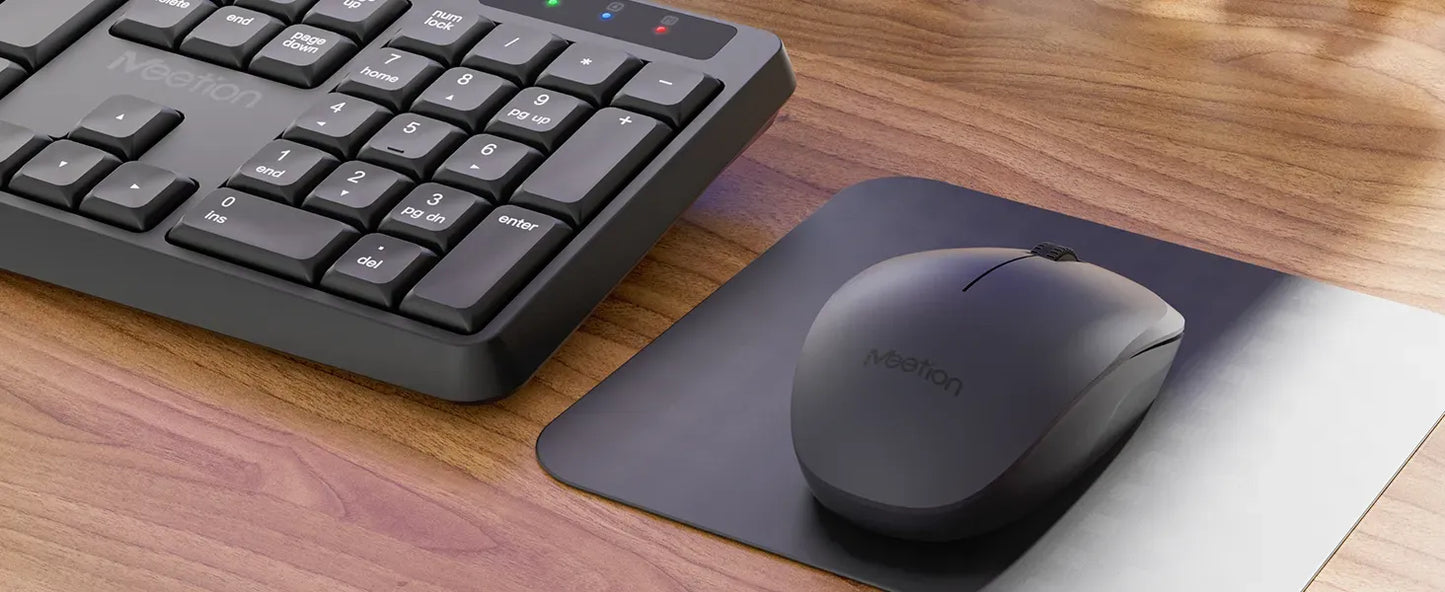 Meetion CW235 Sleek Design Wireless Arabic Keyboard And Mouse Combo