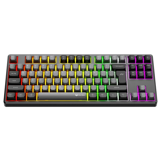 Meetion MK14 TKL RGB Hot   Rechargeable Wireless And Bluetooth Mechanical Keyboard
